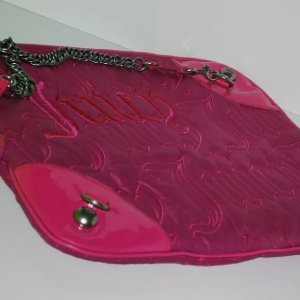 Hot pink puffer large juicy couture laptop case